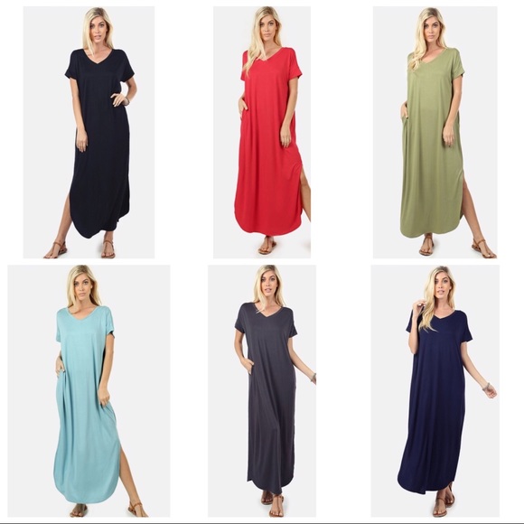 MINT Oversize Loose Maxi Dress S M L XL - Picture 4 of 4